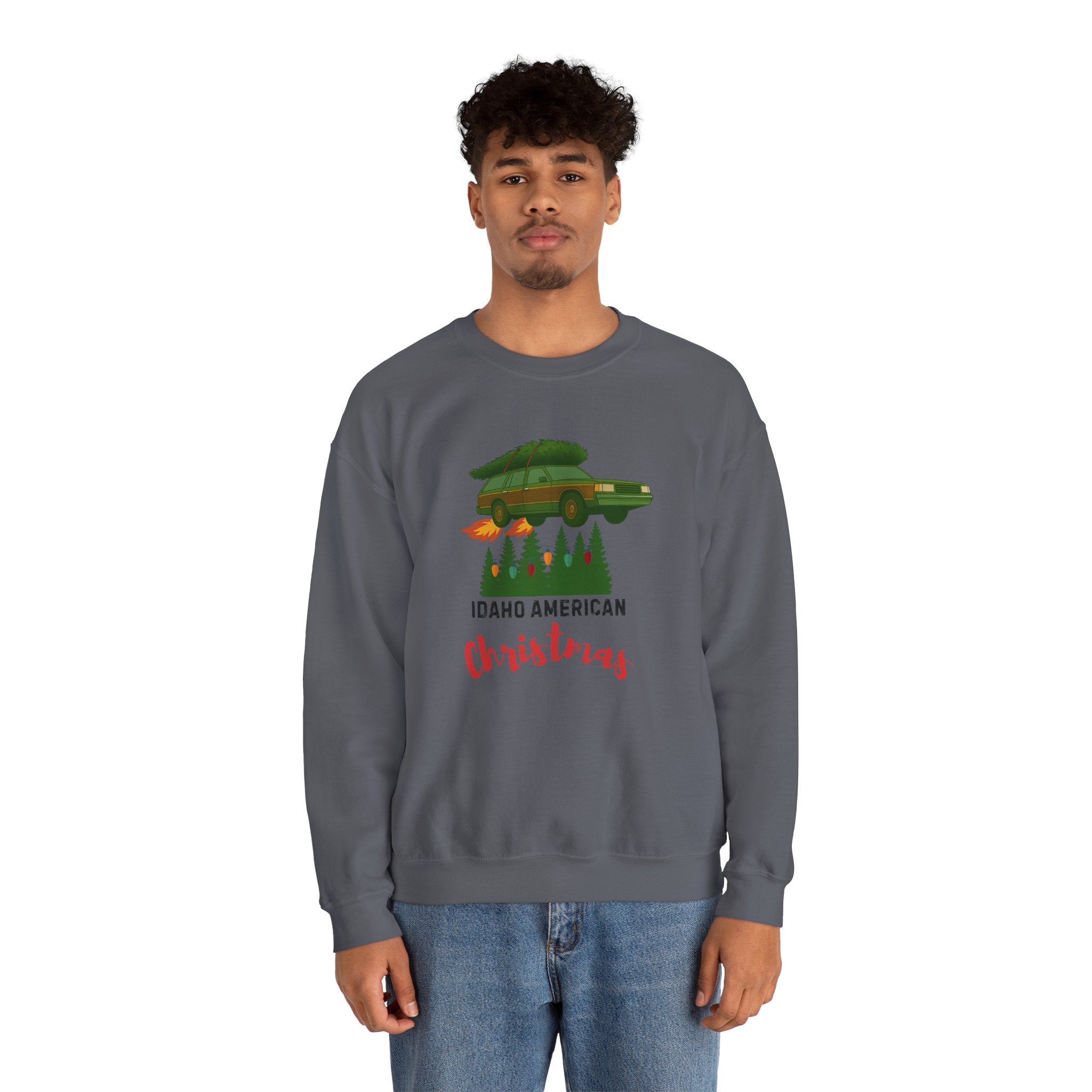 "Idaho American Christmas Holiday Vacation" Sweatshirt