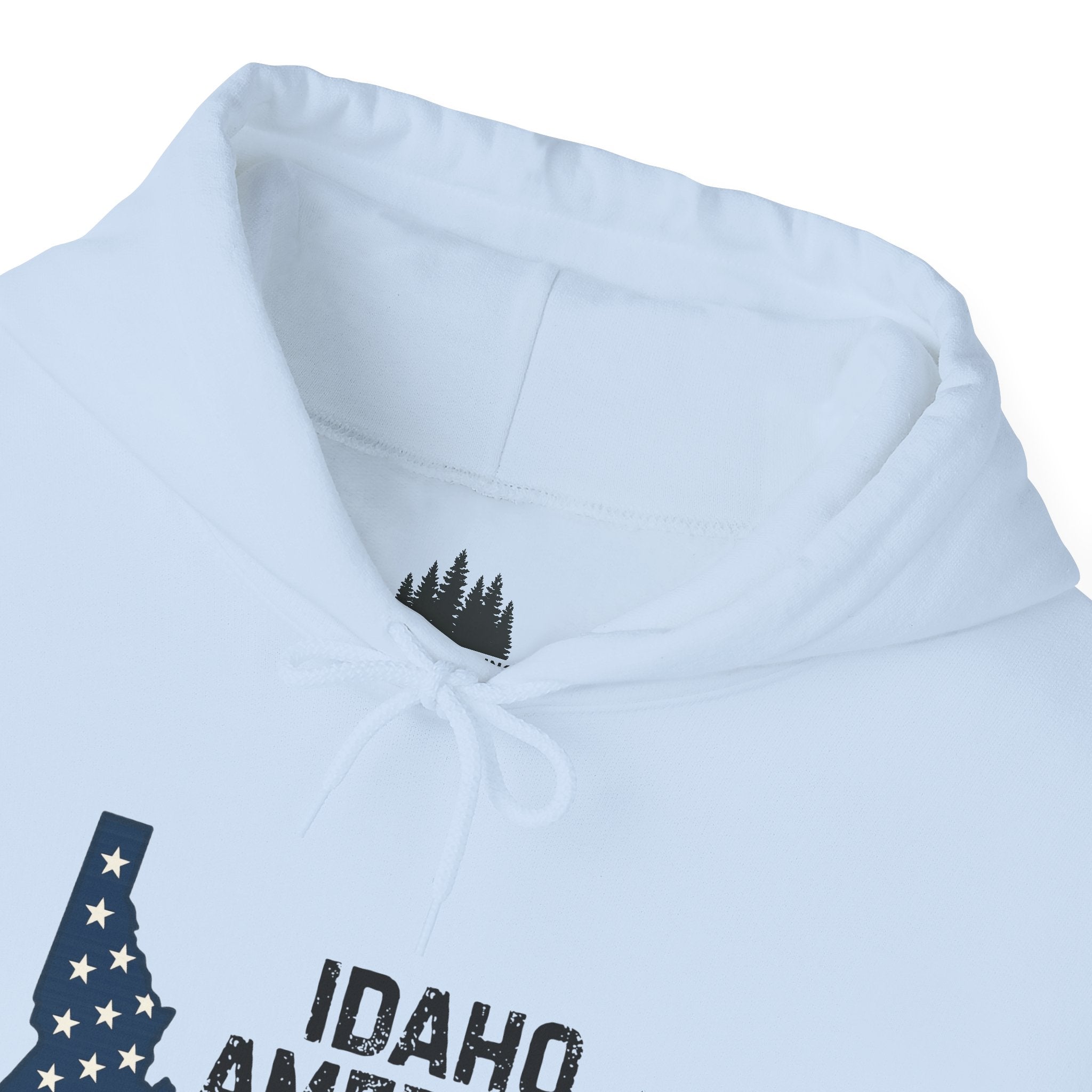 Idaho American Dad Hoodie No Sleeve Logo