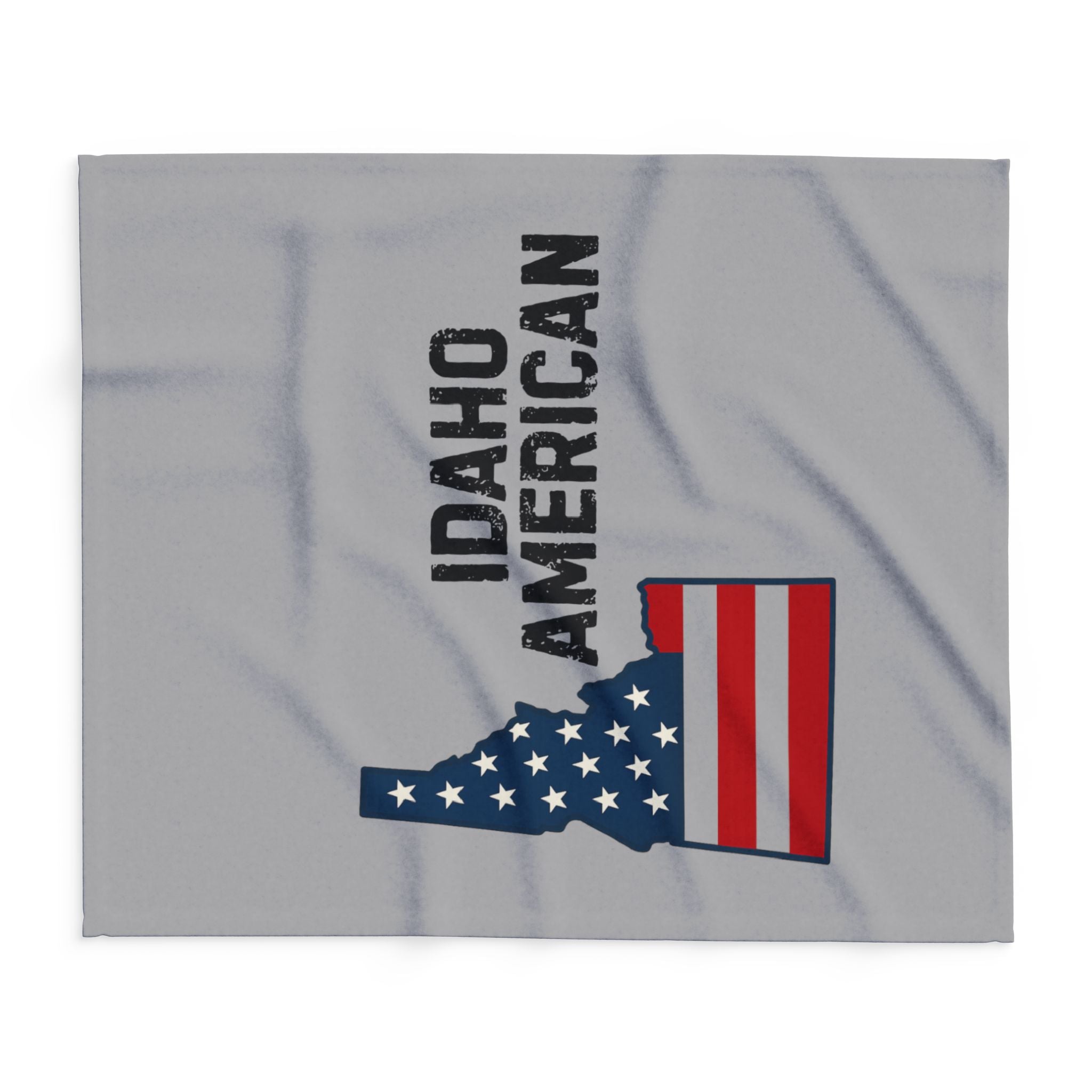 Idaho American Fleece Blanket – Patriotic Flag Throw