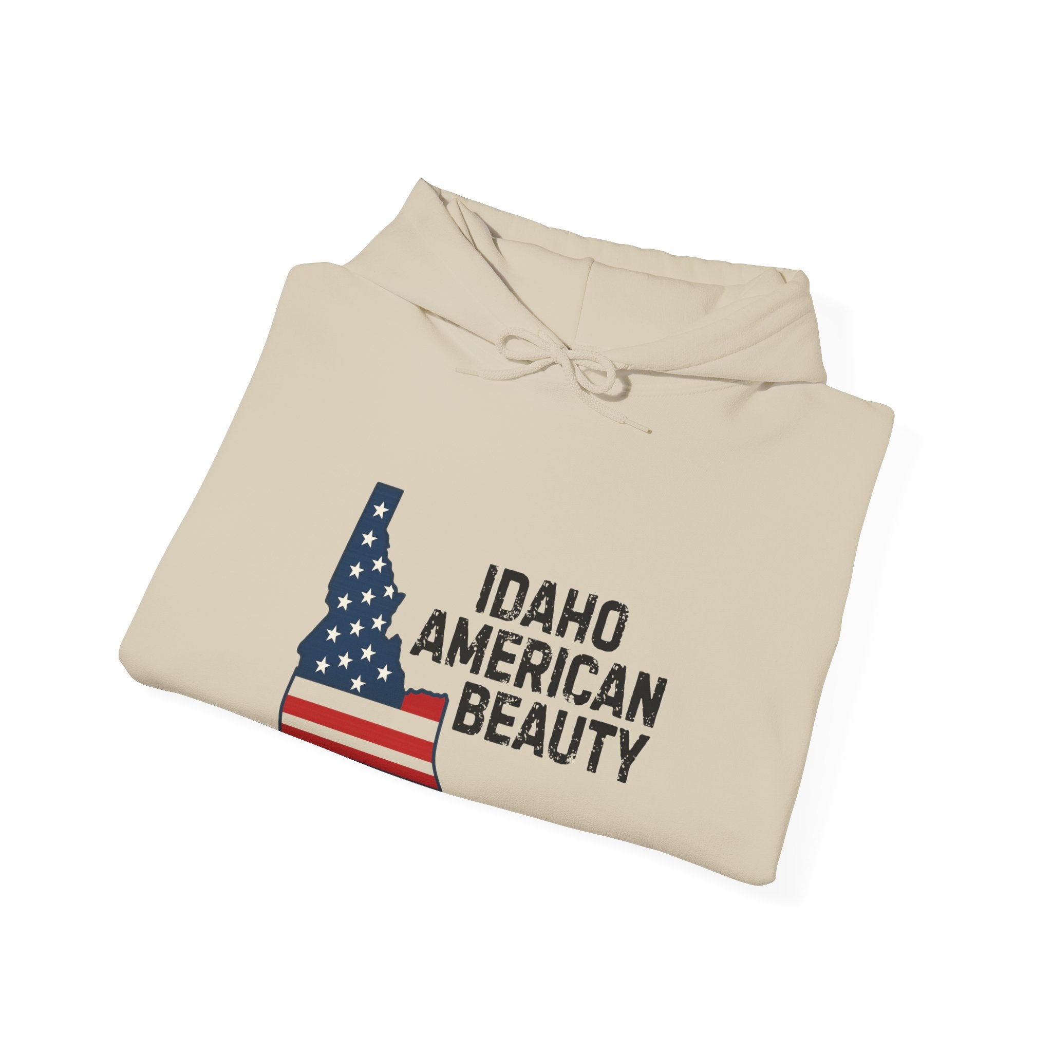 Idaho American Beauty Hoodie with No Sleeve Logo