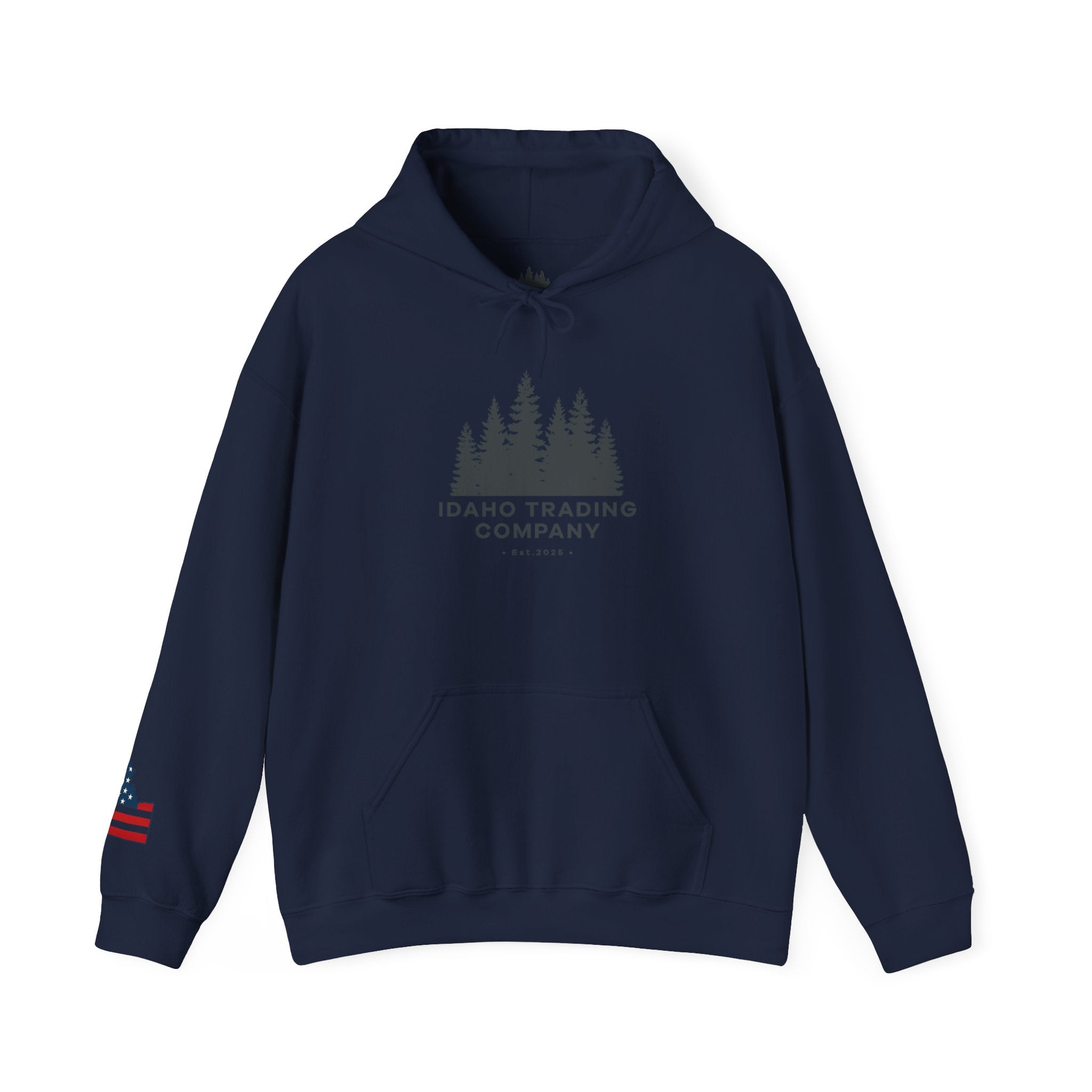 Idaho Trading Company Hoodie with Sleeve Logo