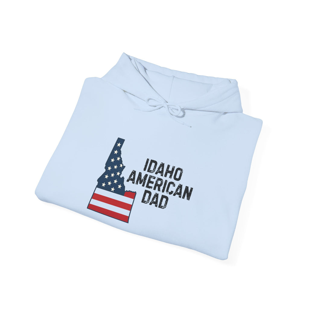 Idaho American Dad Hoodie with Sleeve Logo