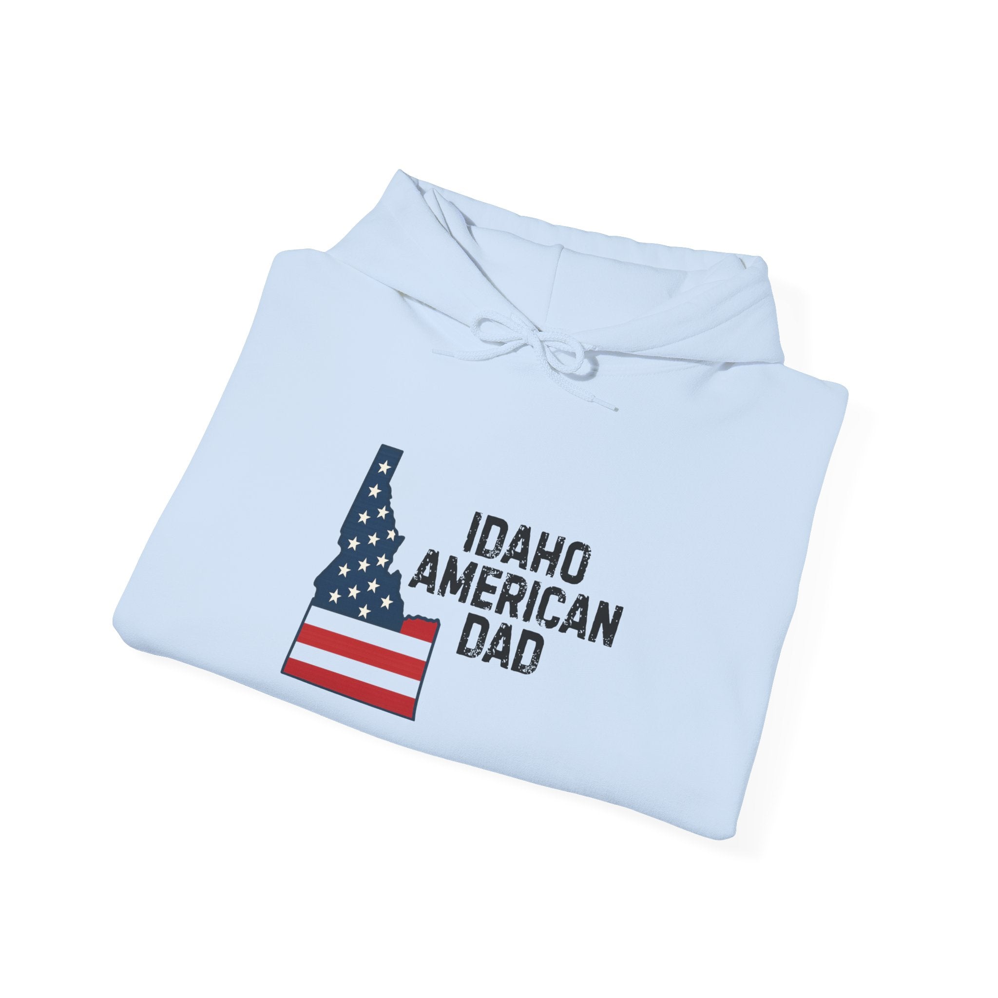 Idaho American Dad Hoodie with Sleeve Logo