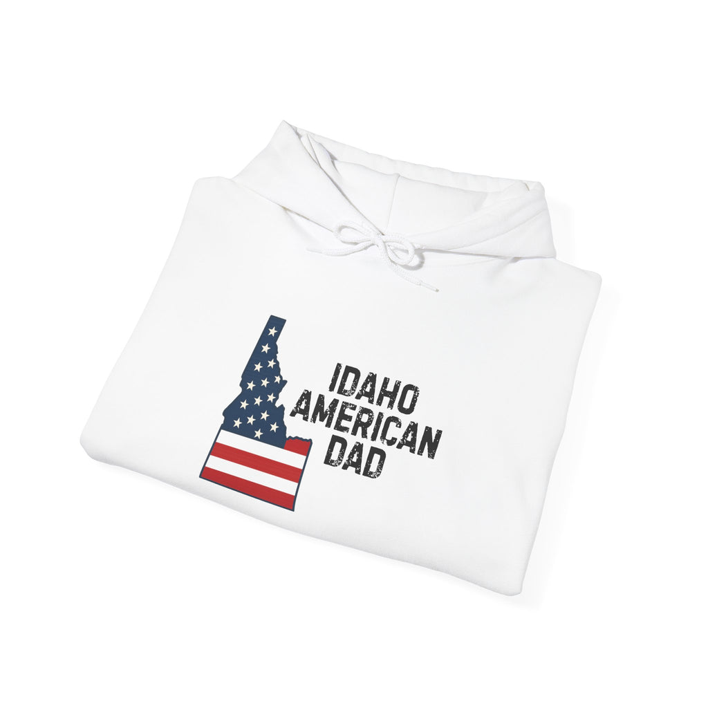 Idaho American Dad Hoodie with Sleeve Logo
