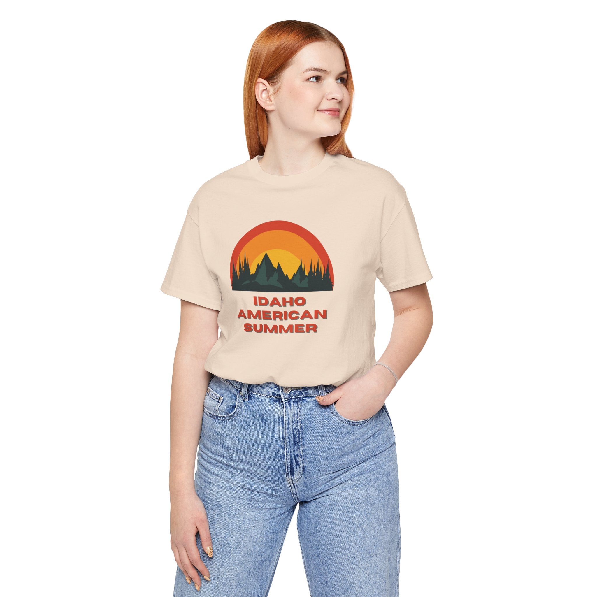 Idaho American Summer Retro T-Shirt