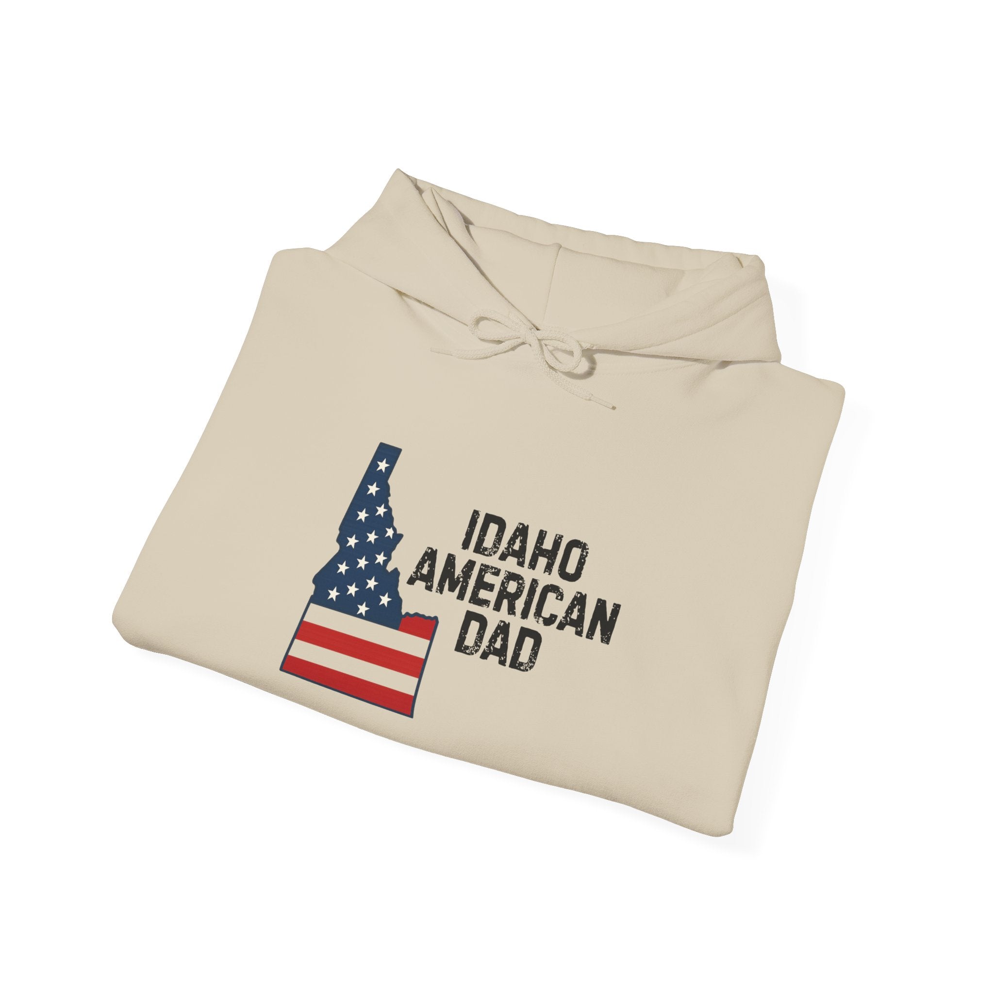 Idaho American Dad Hoodie with Sleeve Logo