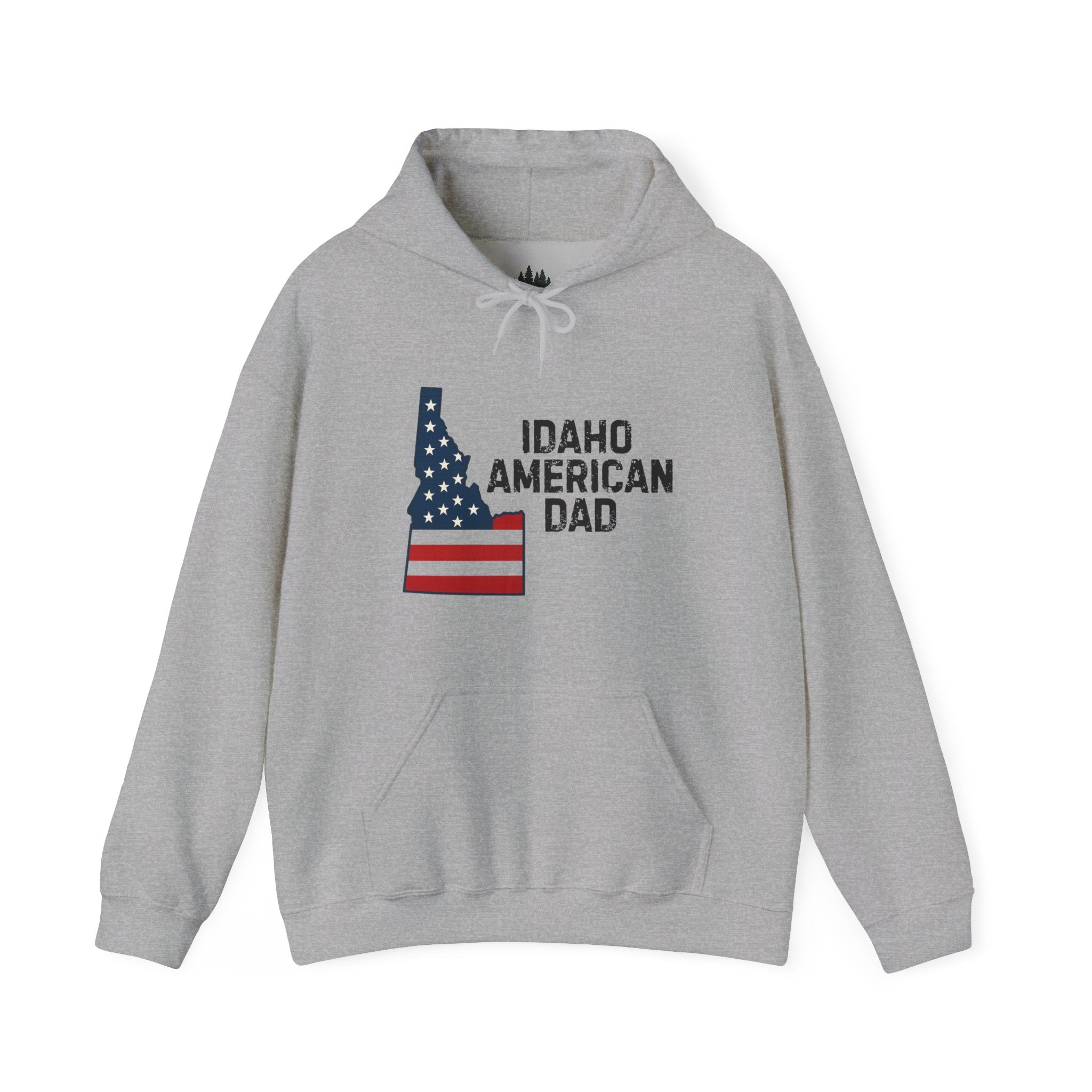 Idaho American Dad Hoodie No Sleeve Logo
