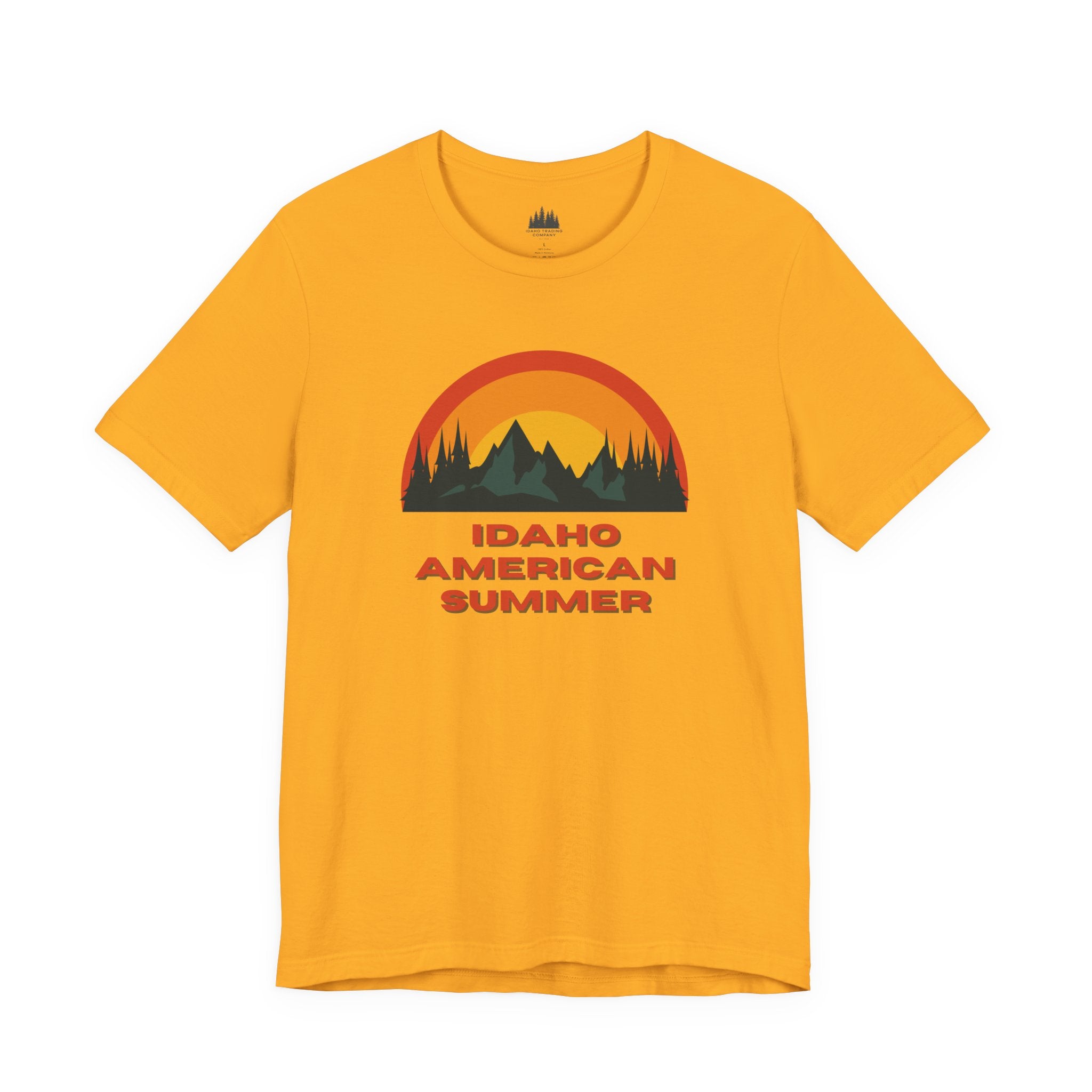 Idaho American Summer Retro T-Shirt