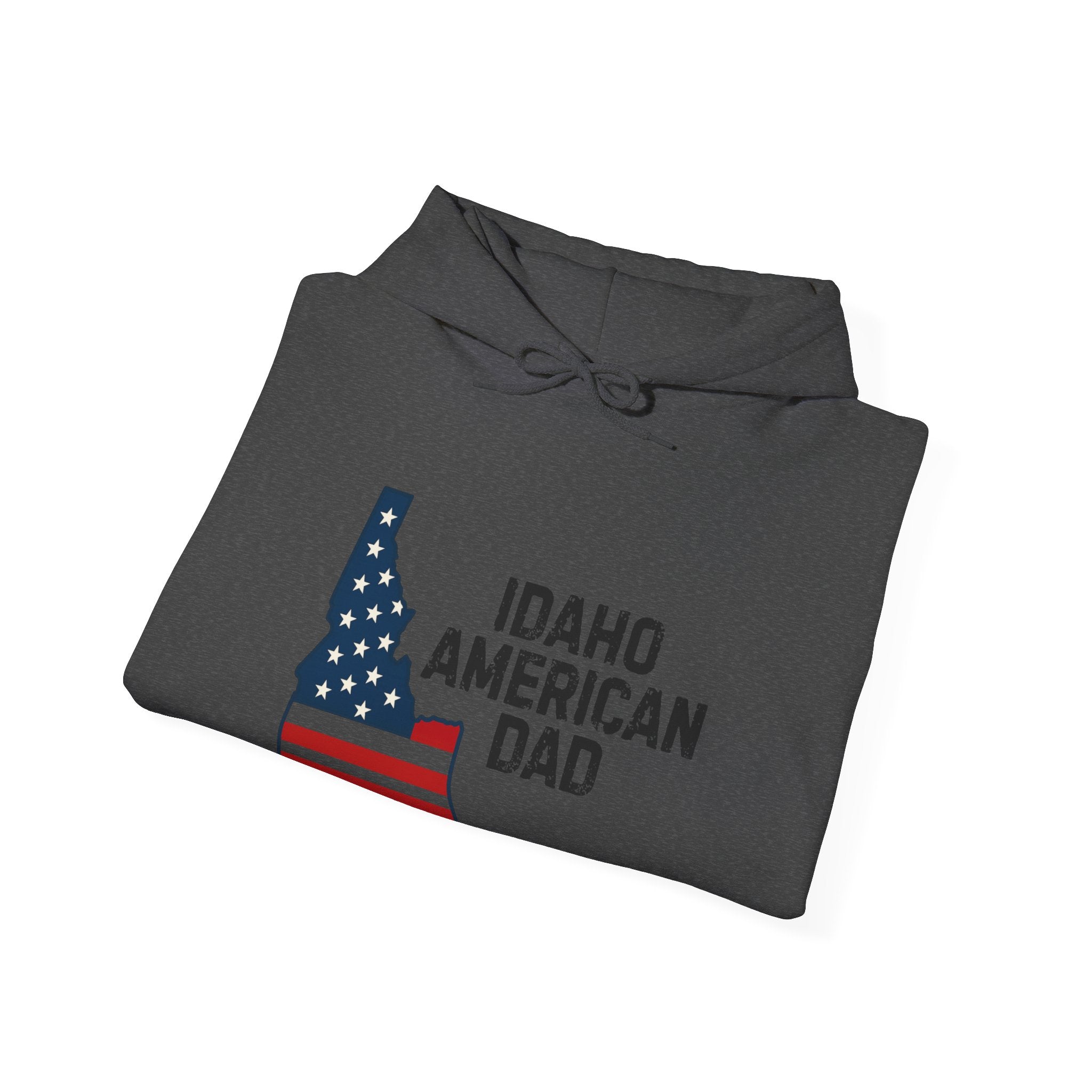 Idaho American Dad Hoodie No Sleeve Logo
