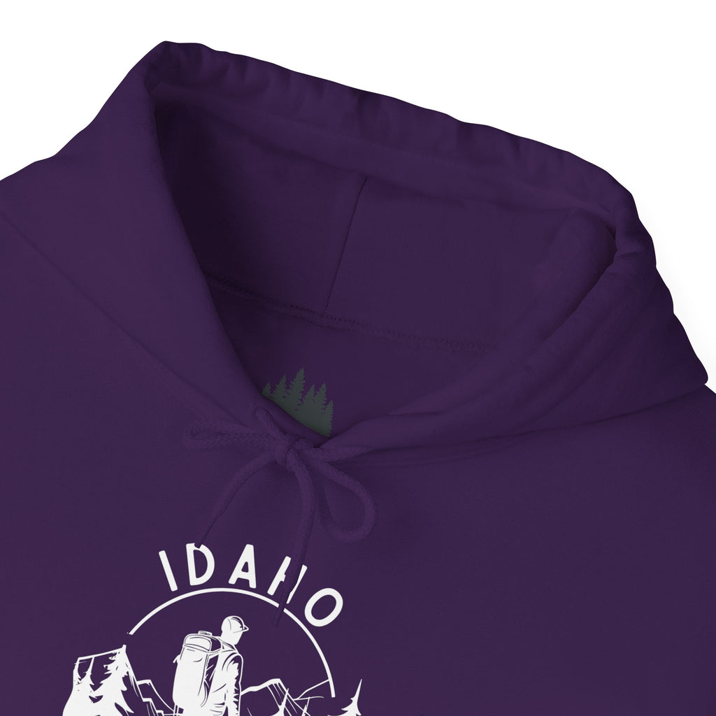 "Idaho American Patriot State of Mind" Hoodie with Sleeve Logo