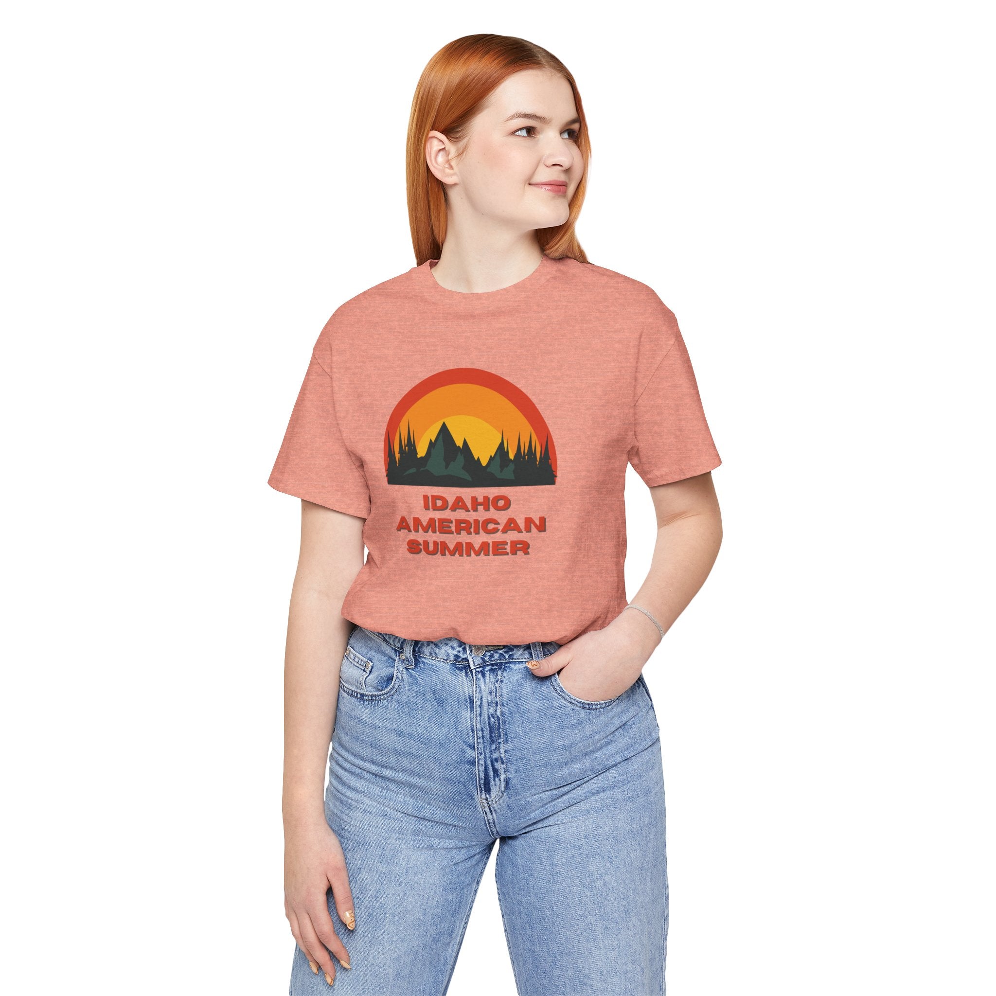 Idaho American Summer Retro T-Shirt