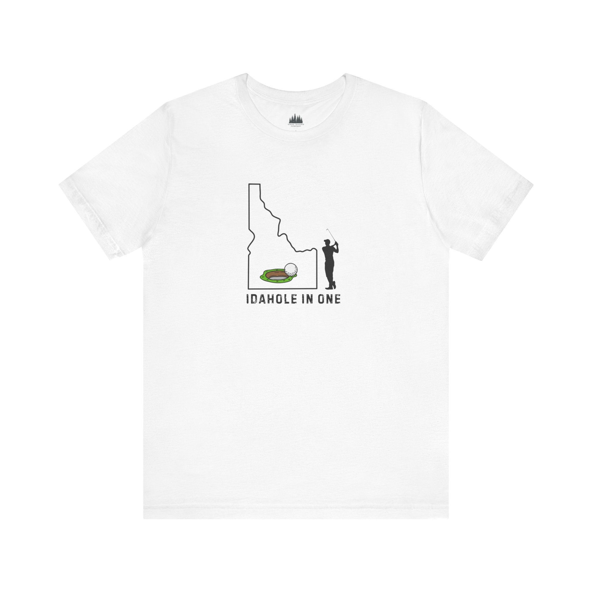 Idahole In One Men's Golf T-Shirt