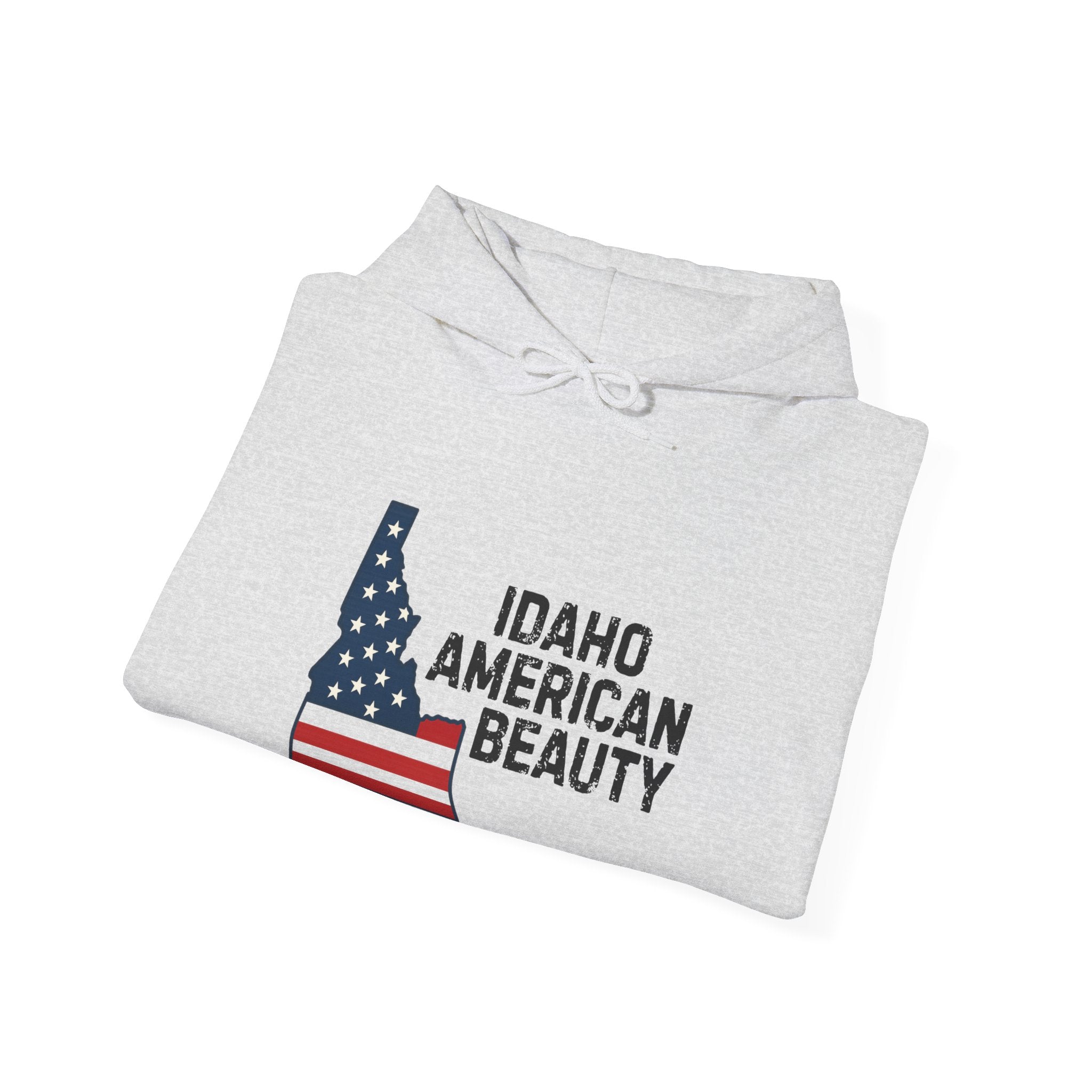 Idaho American Beauty Hoodie with No Sleeve Logo