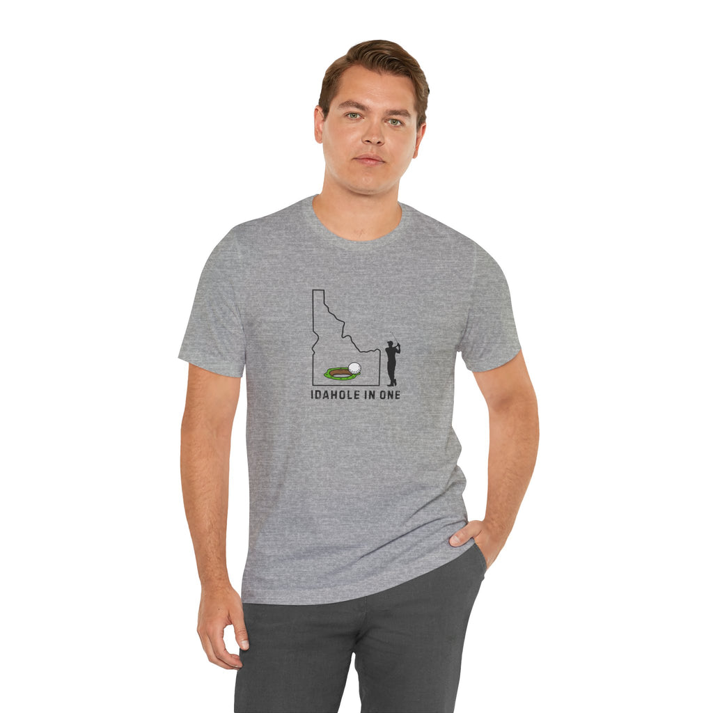 Idahole In One Men's Golf T-Shirt