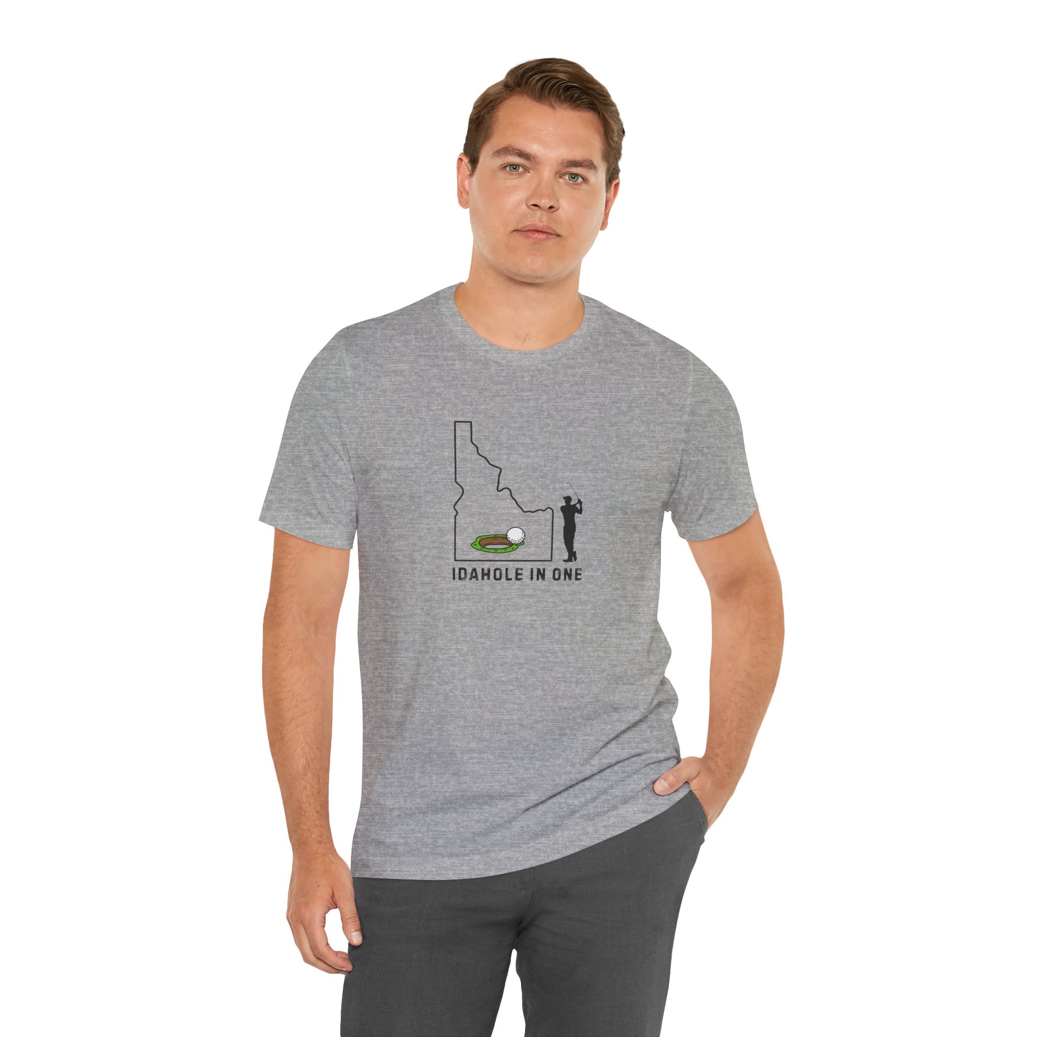 Idahole In One Men's Golf T-Shirt